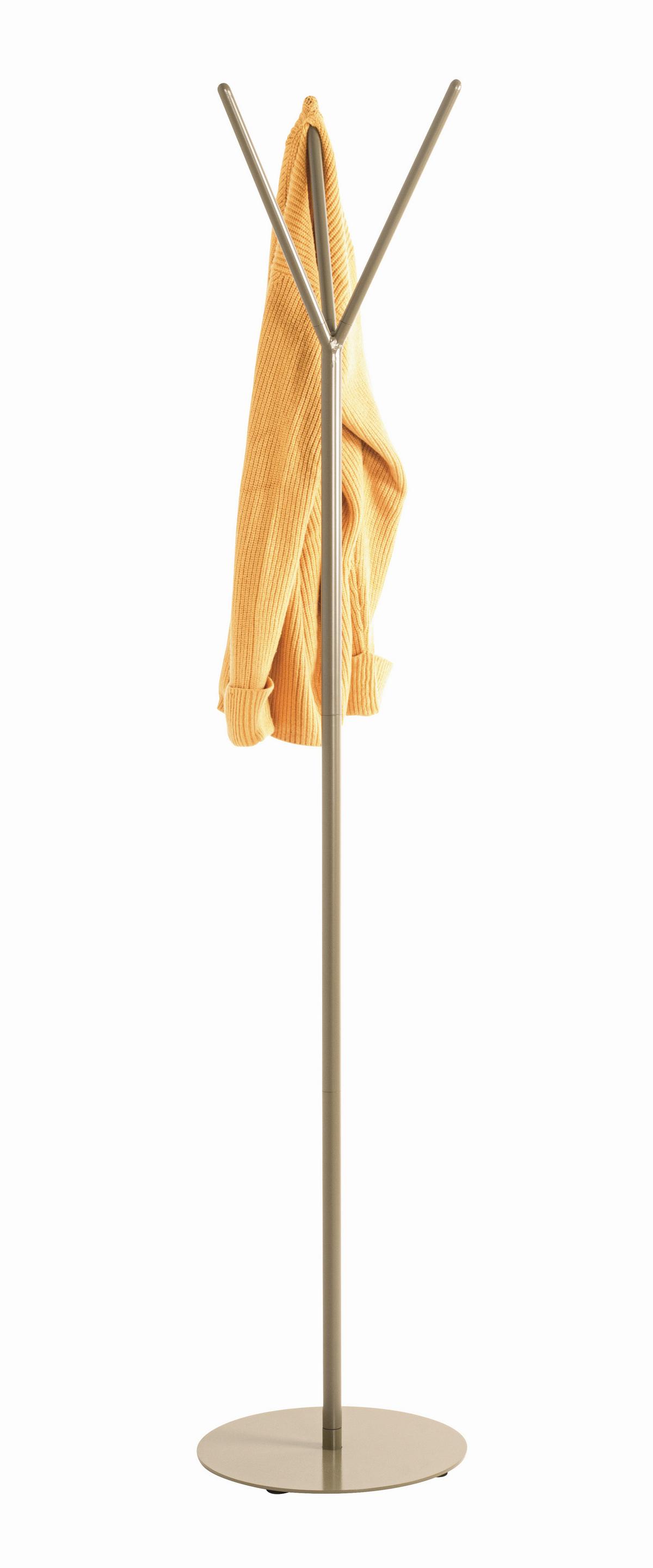 STOJAK NA UBRANIA SIMON - zielony, Design, metal (35/173/35cm)
