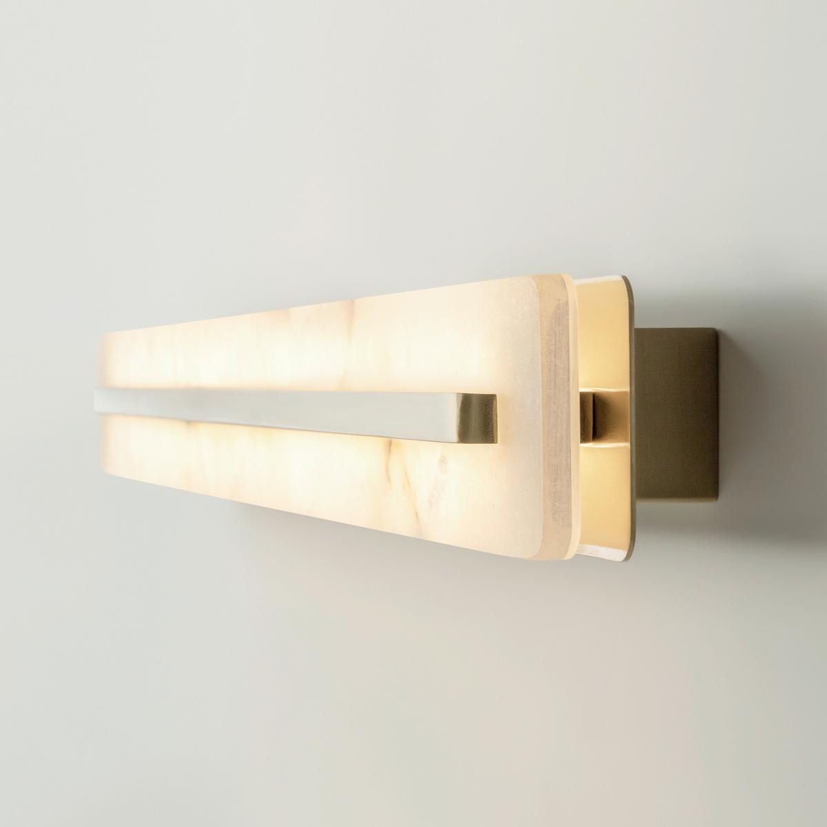 WANDLEUCHTE ALBATRE - Messingfarben, Design, Metall (6,6/8/80cm) - MAYTONI