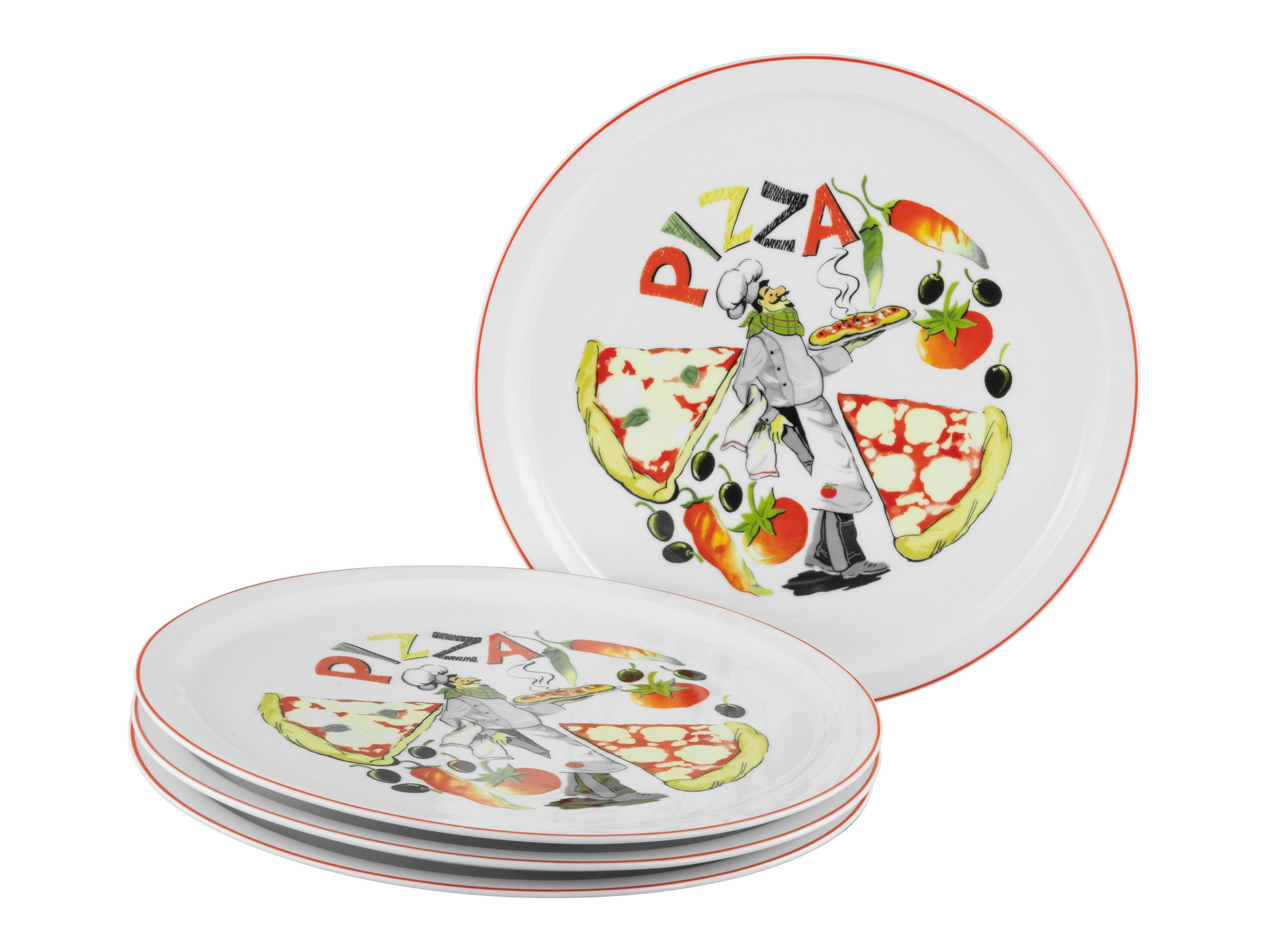 Set Krožnikov Za Pico Milano Luigi, 4-Delni - večbarvno, Basics, keramika (30cm) - Creatable