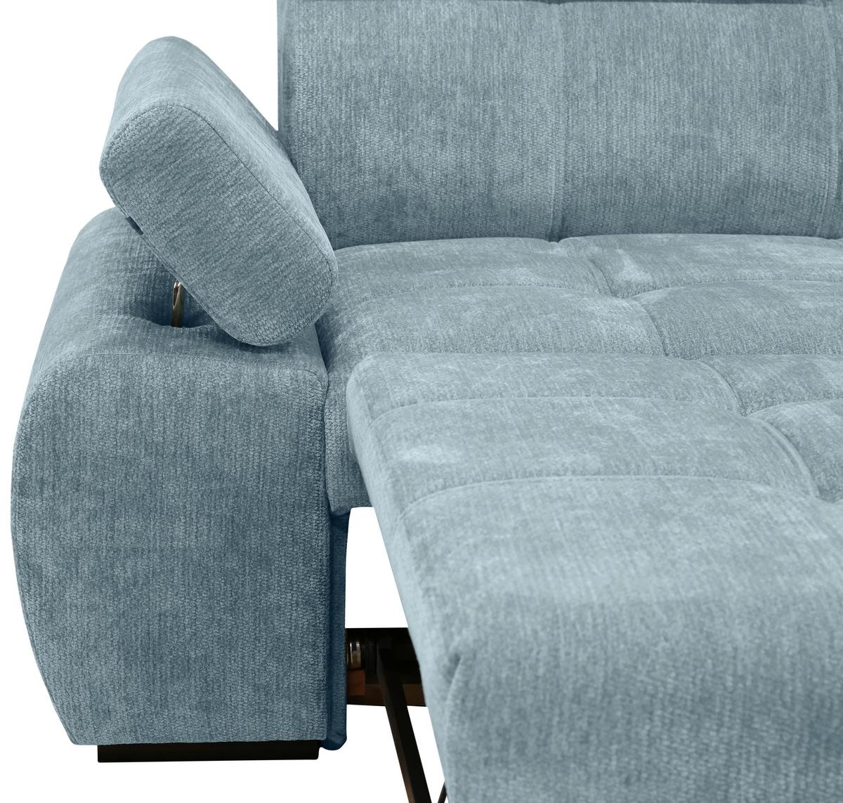 Kutna Garnitura Vegas - boje mente/crna, Design, drvo/tekstil (294/173cm) - Modern Living