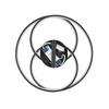 LED-TAKLAMPA RIMO - svart, Modern, metall/plast (40/40/7,5cm) - Mömax