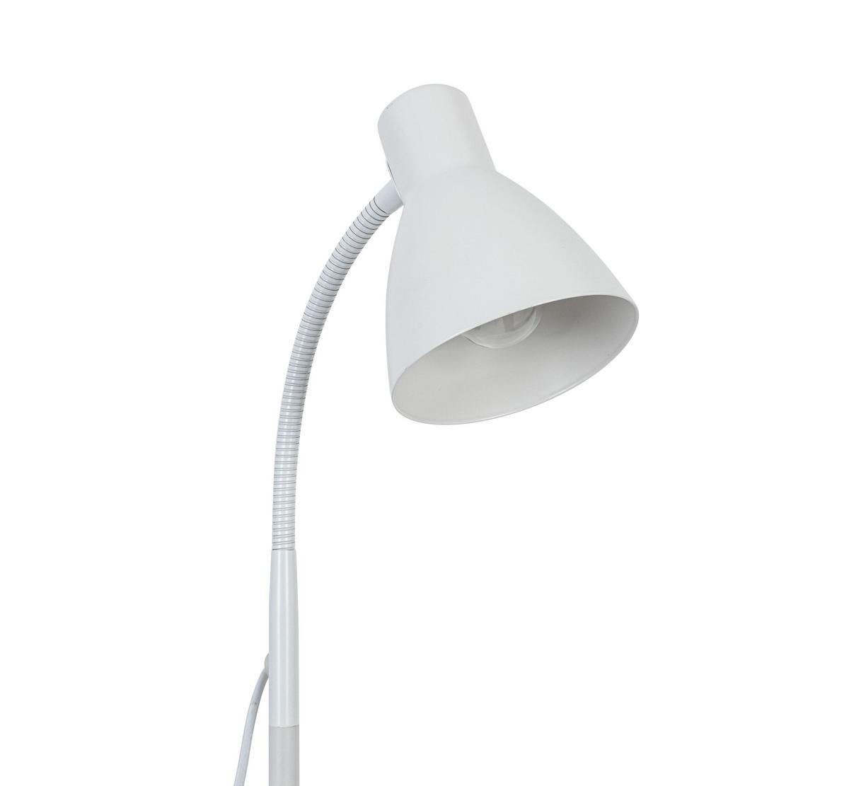 STEHLEUCHTE NOMP - Weiss, Lifestyle, Kunststoff/Metall (18/147cm) - Mömax