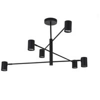 Deckenleuchte Bksnow Schwarz max. 50 Watt - Schwarz, Design, Metall (80/12/44.5cm)