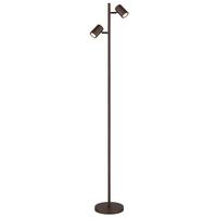 STEHLEUCHTE 57919S - Bronzefarben, Design, Metall (27/22/158cm) - Globo