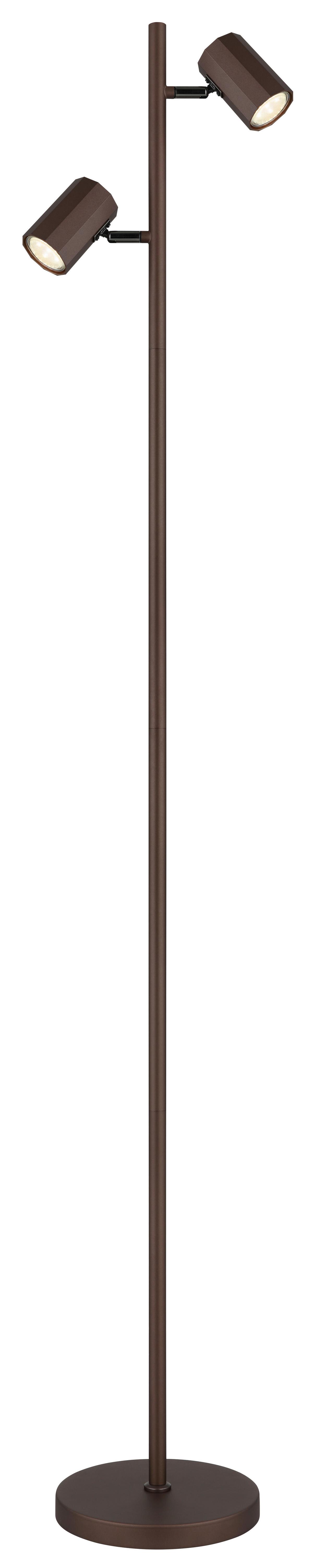 STEHLEUCHTE 57919S - Bronzefarben, Design, Metall (27/22/158cm) - Globo
