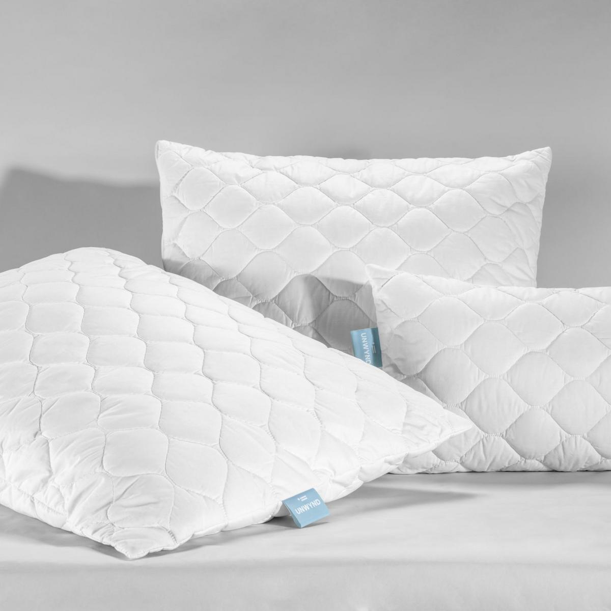 PODUSZKA POD GŁOWĘ KISSEN CYCLE - biały, Basics, materiały naturalne/tkanina (40/80cm) - UNWYND