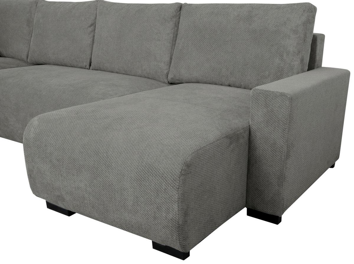 Canapea modulara VERONICE - albastru/gri, Trend, textil (171/313/141cm) - Modern Living