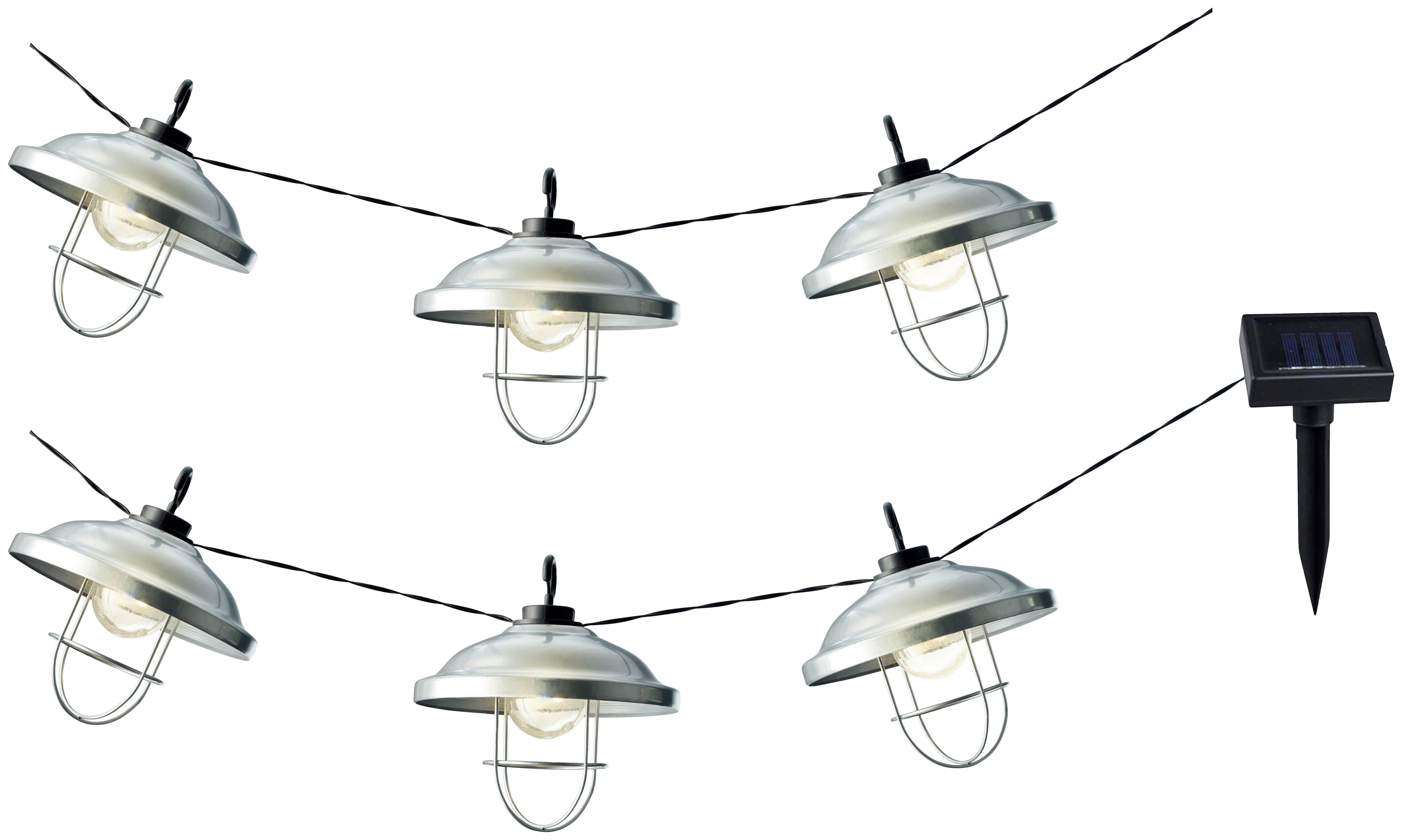 Solarleuchte Mitzi in Grau - Grau, Konventionell, Kunststoff/Metall (750cm) - Modern Living