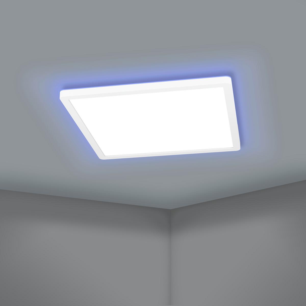 LAMPA SUFITOWA LED 900089* ROVITO-Z - biały, Design, tworzywo sztuczne (42/42/2,5cm) - Eglo
