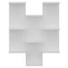 Stenski Regal Texas - bela, Design, leseni material (58,8/74,1/21,4cm) - MID.YOU