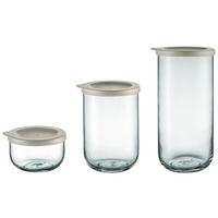 ZESTAW SŁOIKÓW KUCHENNYCH 97291 BLOMUS - beżowy/jasnoszary, Basics, tworzywo sztuczne/szkło - Blomus