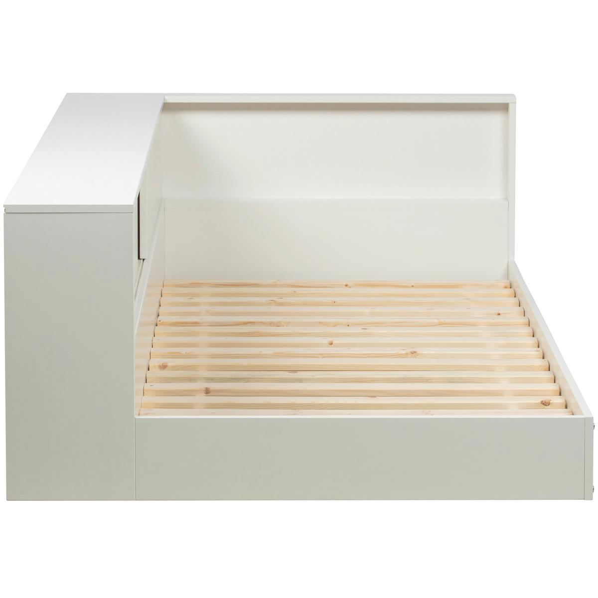 Bett Connect Weiß - Weiß, Design, Holz (90/200cm) - Livetastic