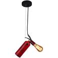 Hängeleuchte Brandy max. 40 Watt - Rot, LIFESTYLE, Metall (26/142cm) - Premium Living Hängeleuchte Brandy max. 40 Watt - Rot, LIFESTYLE, Metall (26/142cm) - Premium Living