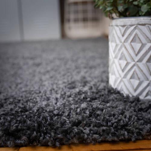 HOCHFLORTEPPICH MY TWIST 215 - Anthrazit, Basics, Textil (80/150cm)