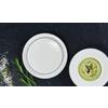SERVIS PLATINIUM - vit/silver, Klassisk, keramik - Gourmesto