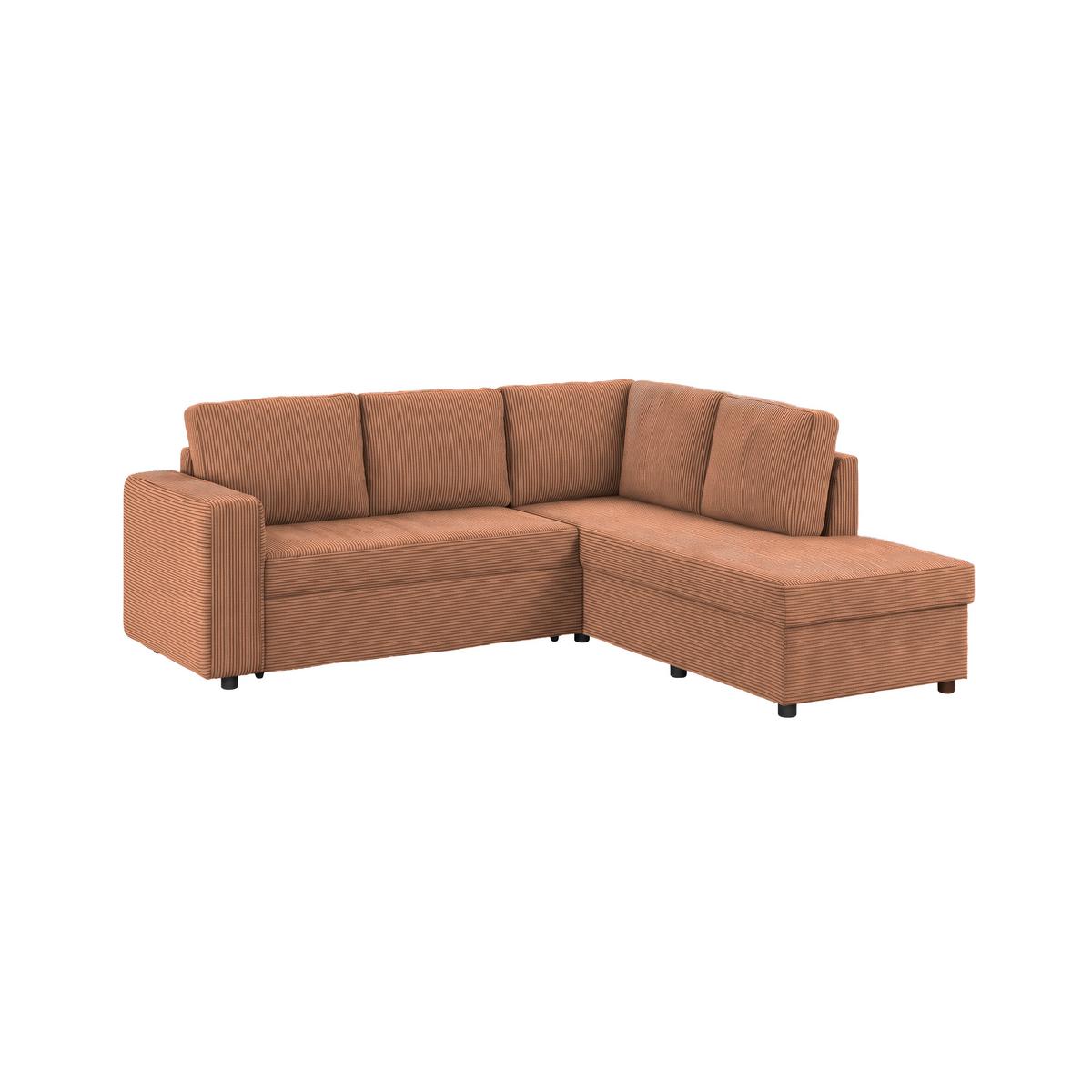 Kutna Garnitura Toulouse - crna/terakota, Trend, drvni materijal/drvo (224/206cm)