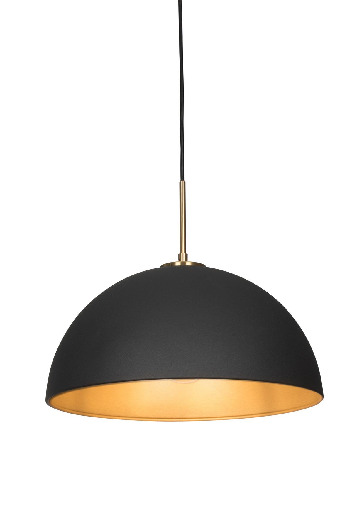 LAMPA WISZĄCA FANDANGO - czarny/kolor złoty, Konventionell, metal (40/150cm) - Novel