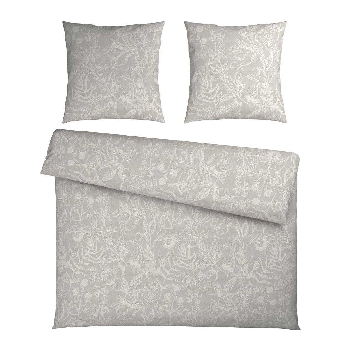 Bettwäsche Tylpur XXL Hellgrau ca. 200x200cm - Hellgrau, Textil (200/200cm) - Mömax