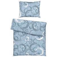 Ágyneműhuzat-garnitúra New Circles - kék, textil (140/200cm) - Modern Living