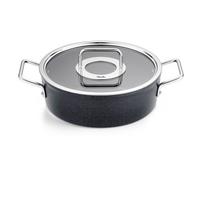 GARNEK DO ZAPIEKANIA 156-125-24-000/0 - czarny, Basics, metal/szkło (24cm) - Fissler