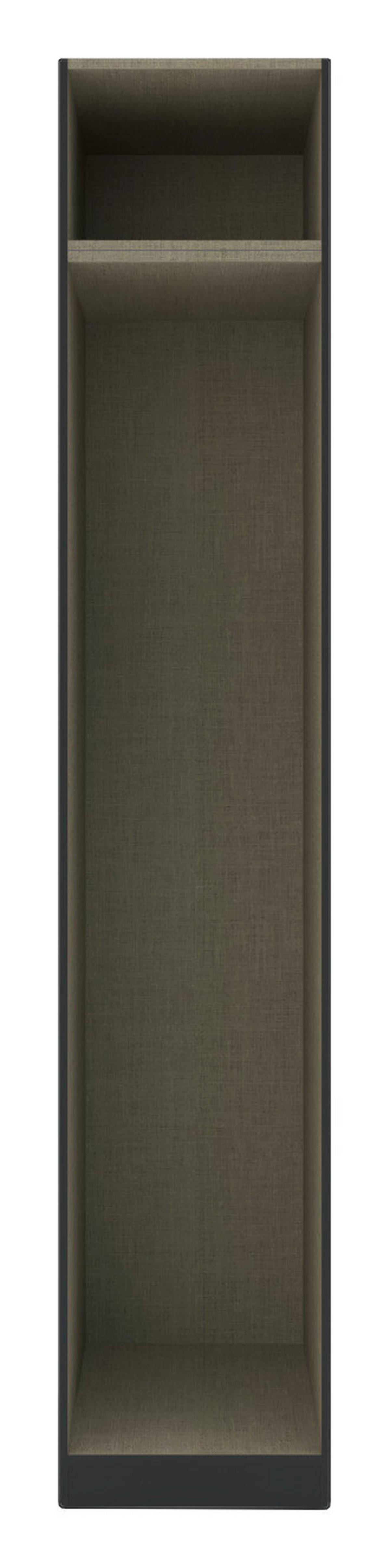 Kleiderschrankkorpus "UNIT" in Anthrazit - Anthrazit, Modern, Holzwerkstoff (45,6/242,2/56,5cm) - Based