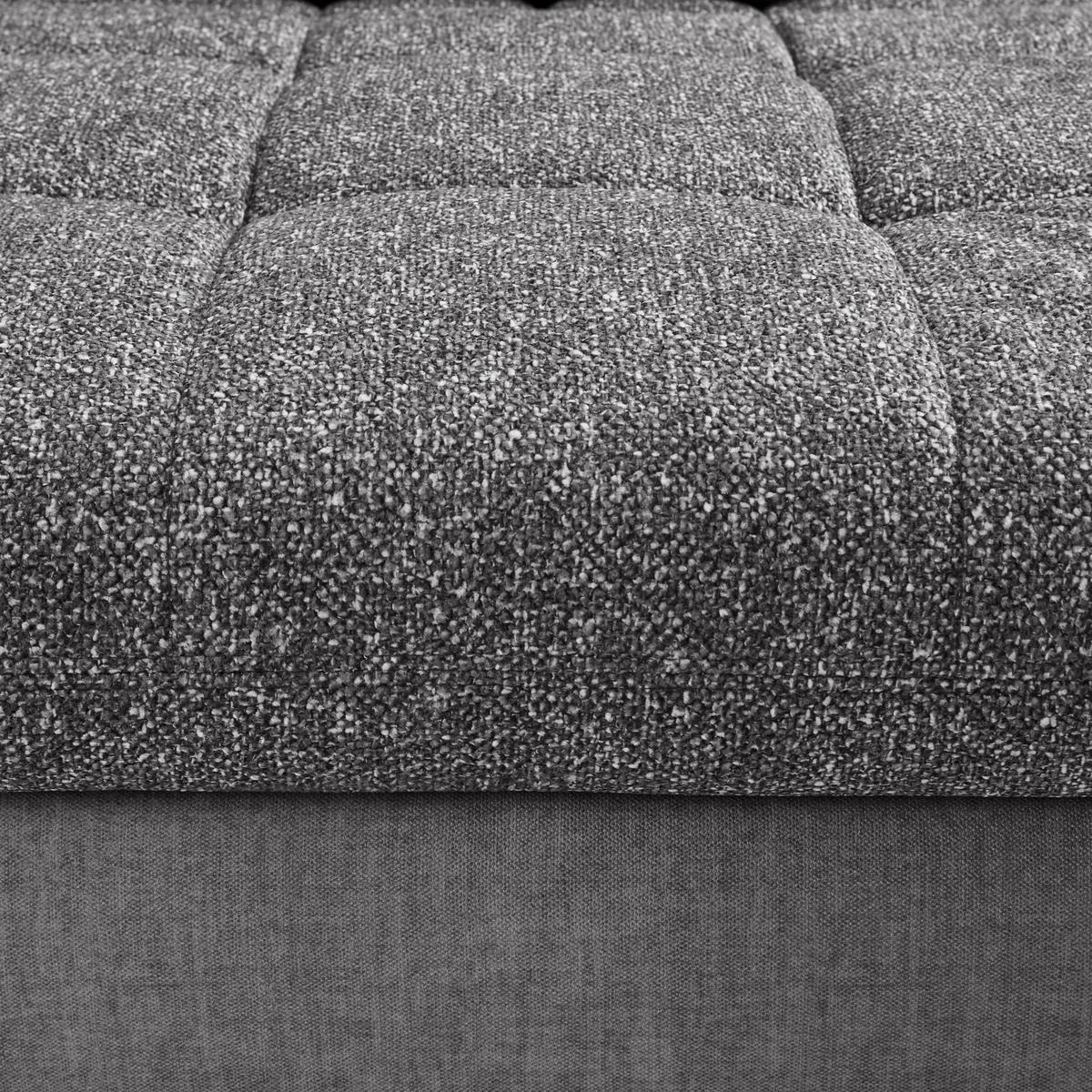 Sedežna Garnitura Sanfino, Siva, Ležišče, Predal - barve kroma/siva, Konvencionalno, kovina/tekstil (305/79-96/199cm) - Premium Living