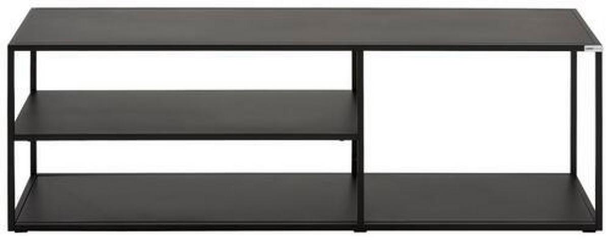 SZAFKA RTV NILS - czarny, Trend, metal (140/45/35cm) - Carryhome