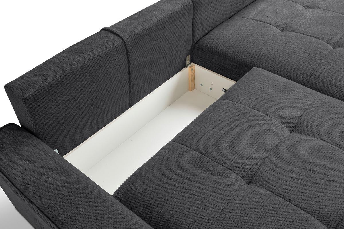 COLțAR ATHOS - cappuccino/antracit, Modern, textil (292/73-97/190cm) - Modern Living