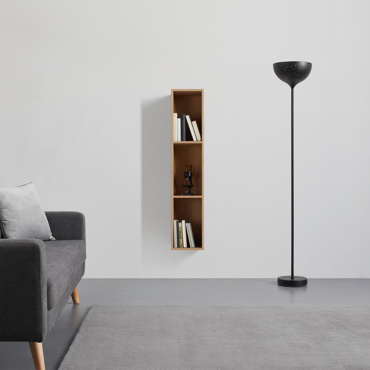 Falipolc Wide - Artisan tölgy, Modern, faalapú anyag (123/25/30cm) - Mömax