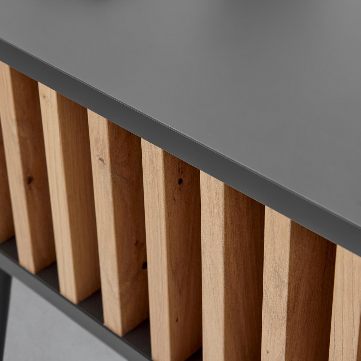 Schreibtisch Pure in Grau/Eiche Artisan - Grau, Design, Holzwerkstoff (120/76/60cm) - Premium Living