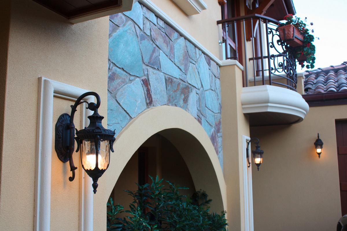 Außenwandleuchte Bronzefarben max. 100 Watt - Bronzefarben, KONVENTIONELL, Glas (17/24/43cm) - Elstead Lighting