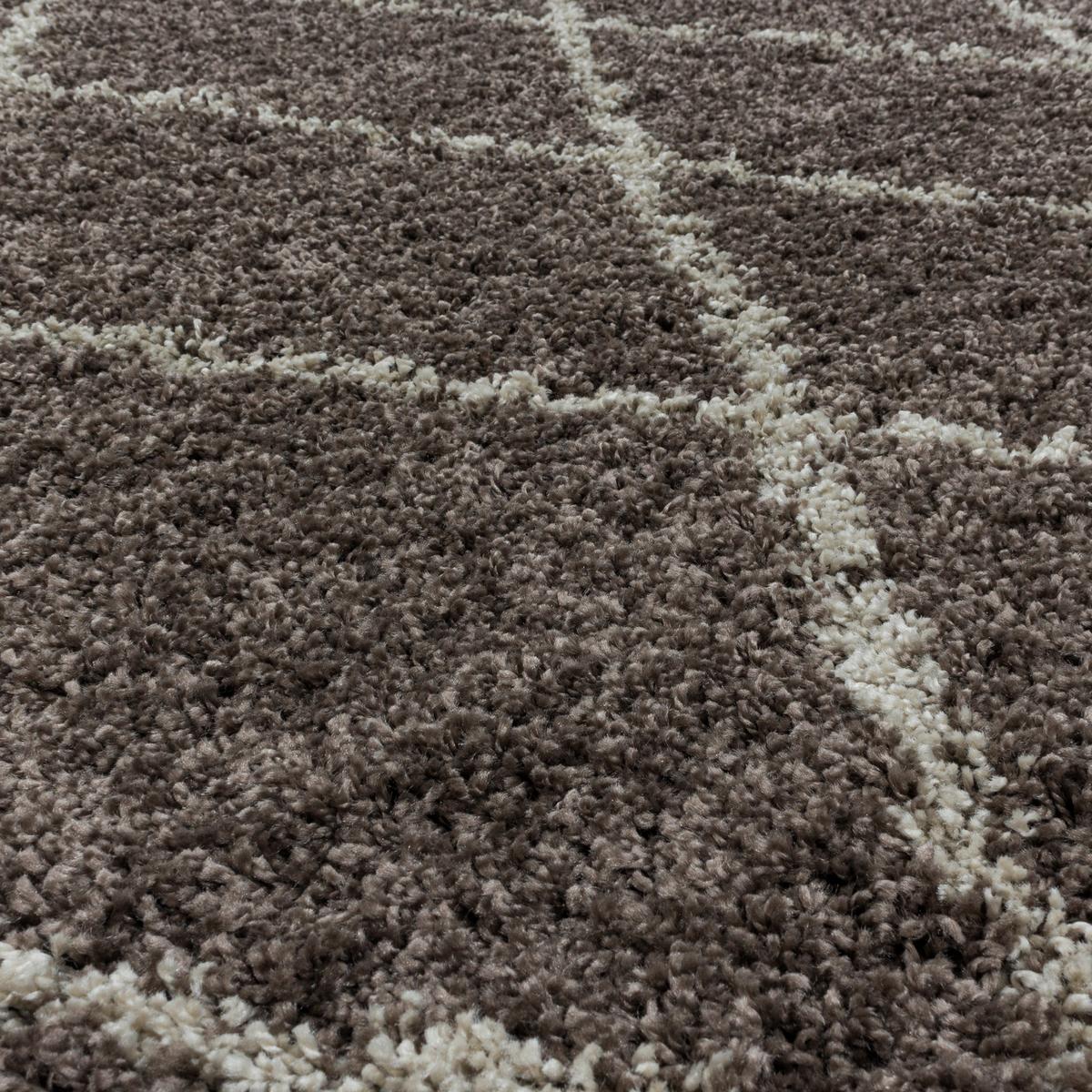 Hochflorteppich Alvor Taupe ca. 160x230cm - Taupe, Basics, Textil (160/230cm)