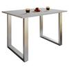 ESSTISCH XONA - Anthrazit/Silberfarben, Design, Holzwerkstoff/Metall (80/50/76cm) - MID.YOU