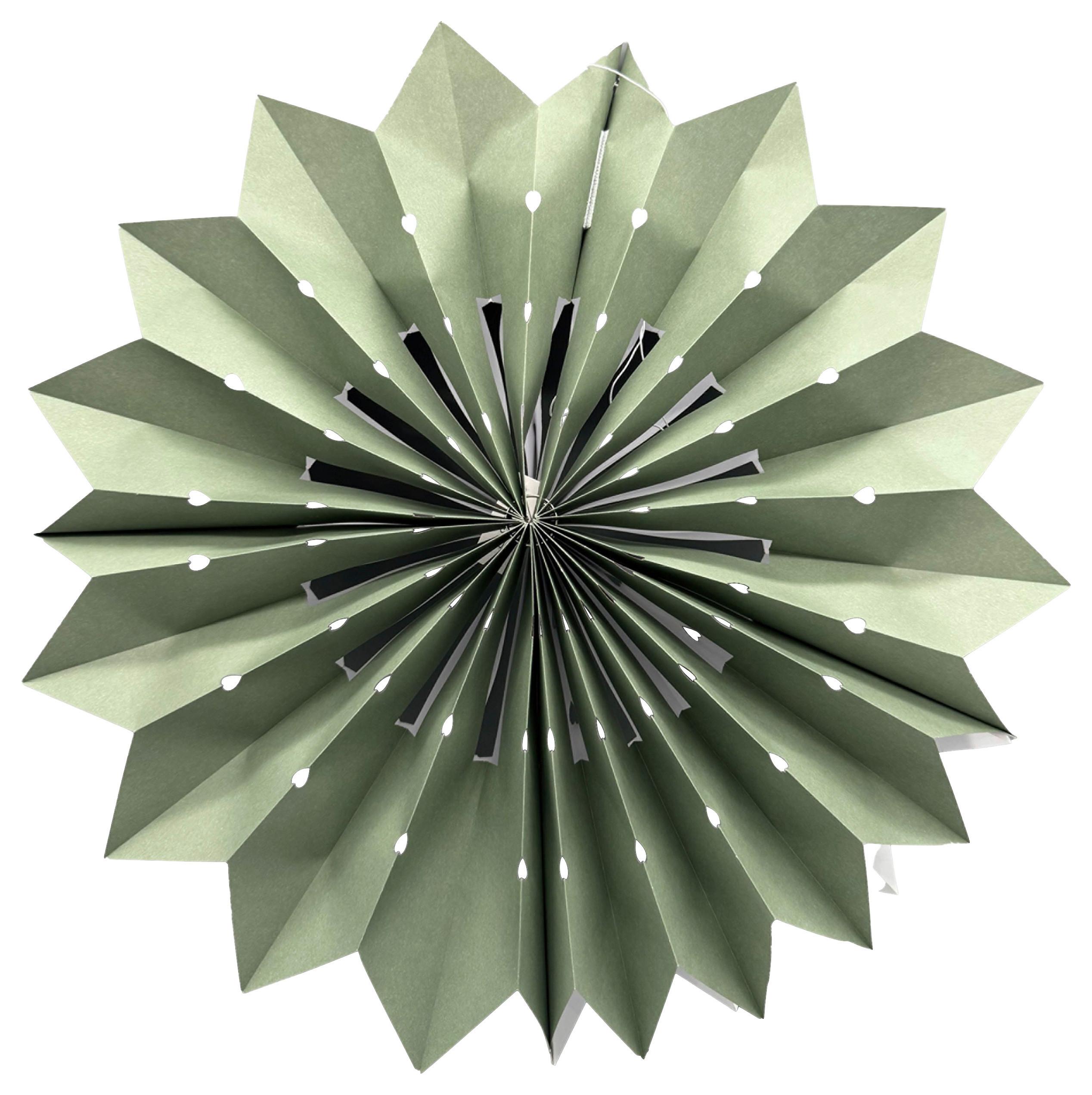 Dekohänger Jolie Grün max. 3 Watt - Grün, Papier (20cm) - Mömax