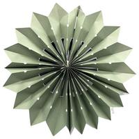 Dekohänger Jolie Grün max. 3 Watt - Grün, Papier (20cm) - Mömax