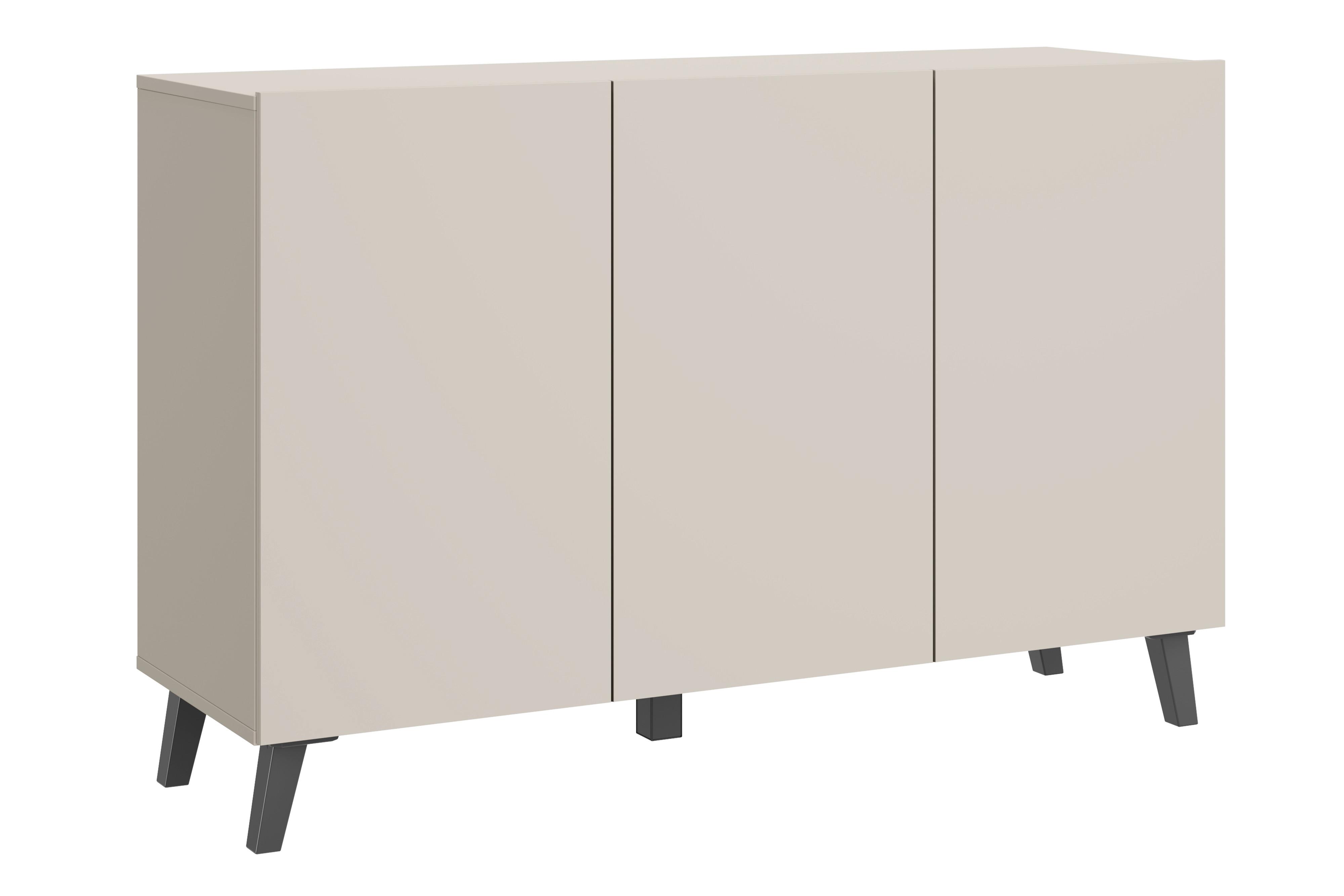 Sideboard Sideboard Phuket 120 - Kaschmir/Beige, Design, Holzwerkstoff/Kunststoff (120/76/39cm) - P & B