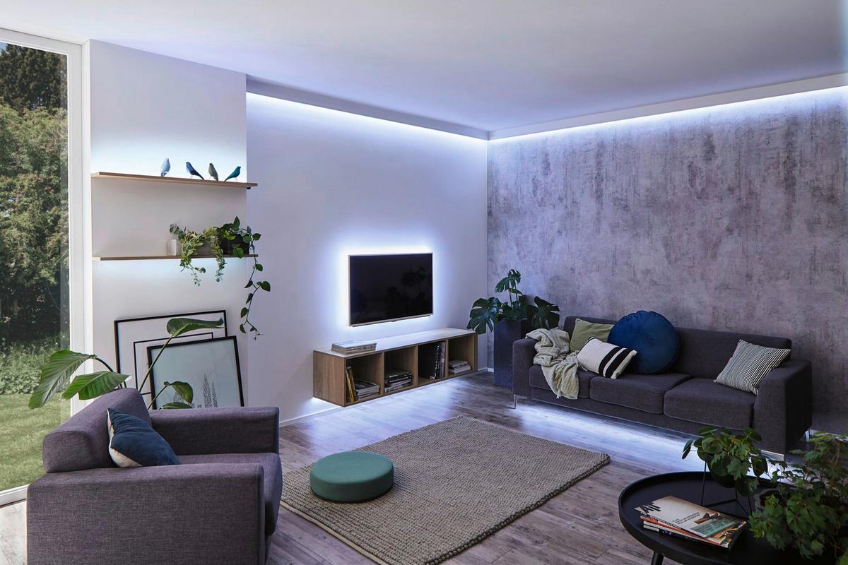 LED-Strip SimpLED Power in Weiß max. 50 Watt - Weiß, Basics, Kunststoff (500cm) - Paulmann