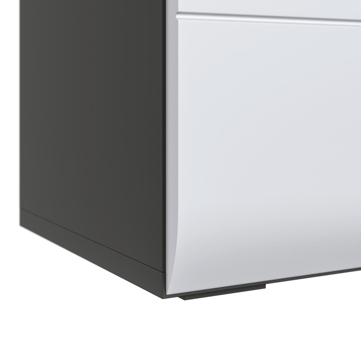 Element Ispod Umivaonika Pearl New - bijela/antracit, Konvencionalno, drvni materijal/plastika (70/55,5/29,6cm)