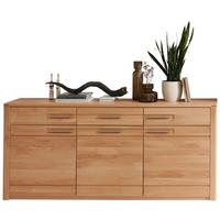 Sideboard Arvid Kernbuche - Chromfarben/Kernbuche, KONVENTIONELL, Holz/Holzwerkstoff (190/86/45cm) - Mömax