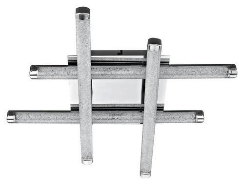LAMPA SUFITOWA LED GIGA III *SBN* - przejrzysty, Konventionell, tworzywo sztuczne/metal (50,5/50,5/7cm) - Novel