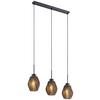 HÄNGLAMPA LASIM - grå/svart, Modern, metall/plast (70/14,5/120cm) - Premium Living