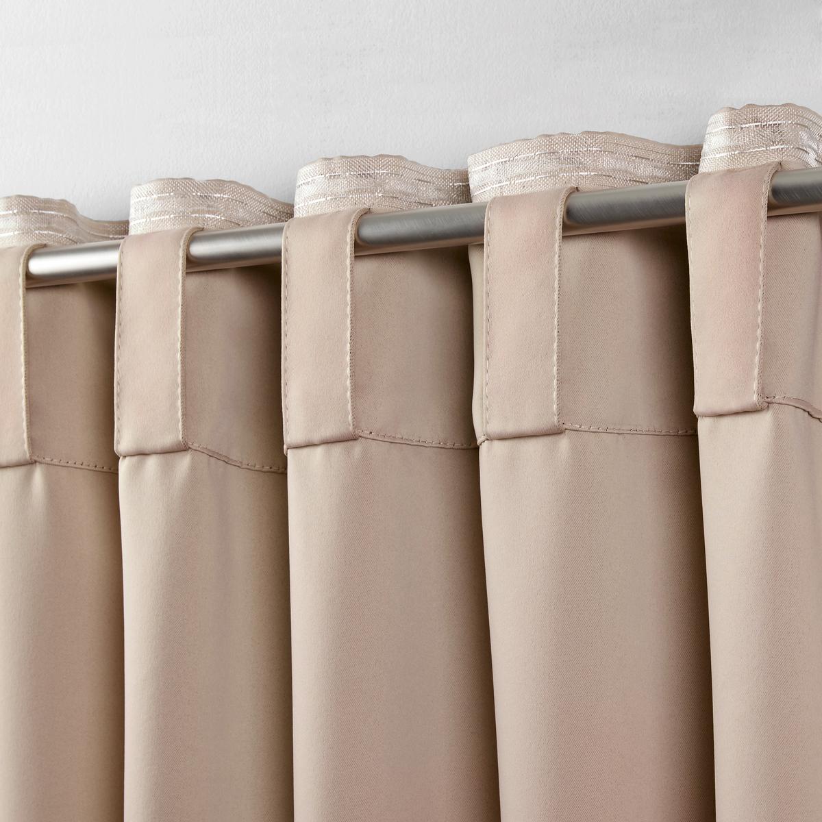 Zatemnitvena Zavesa Riccardo, Bež, 140x245cm - bež, Moderno, tekstil (140/245cm) - Premium Living