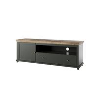 Tv-elem Evora - bronz/tölgyfa, Design, faalapú anyag (181/61/49cm)