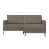 Kutna Garnitura Carini - boje hrasta/svijetlo smeđa, Basics, tekstil/drvo (222/152cm) - Modern Living