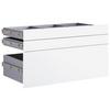 LÅDSET UNIT -BASED- - vit, Modern, trämaterial (91/50,3/47cm) - Based