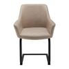 SVIKTSTOL PRIA - cognacfärgad/svart, Modern, metall/trä (61/85/62cm) - Bessagi Home