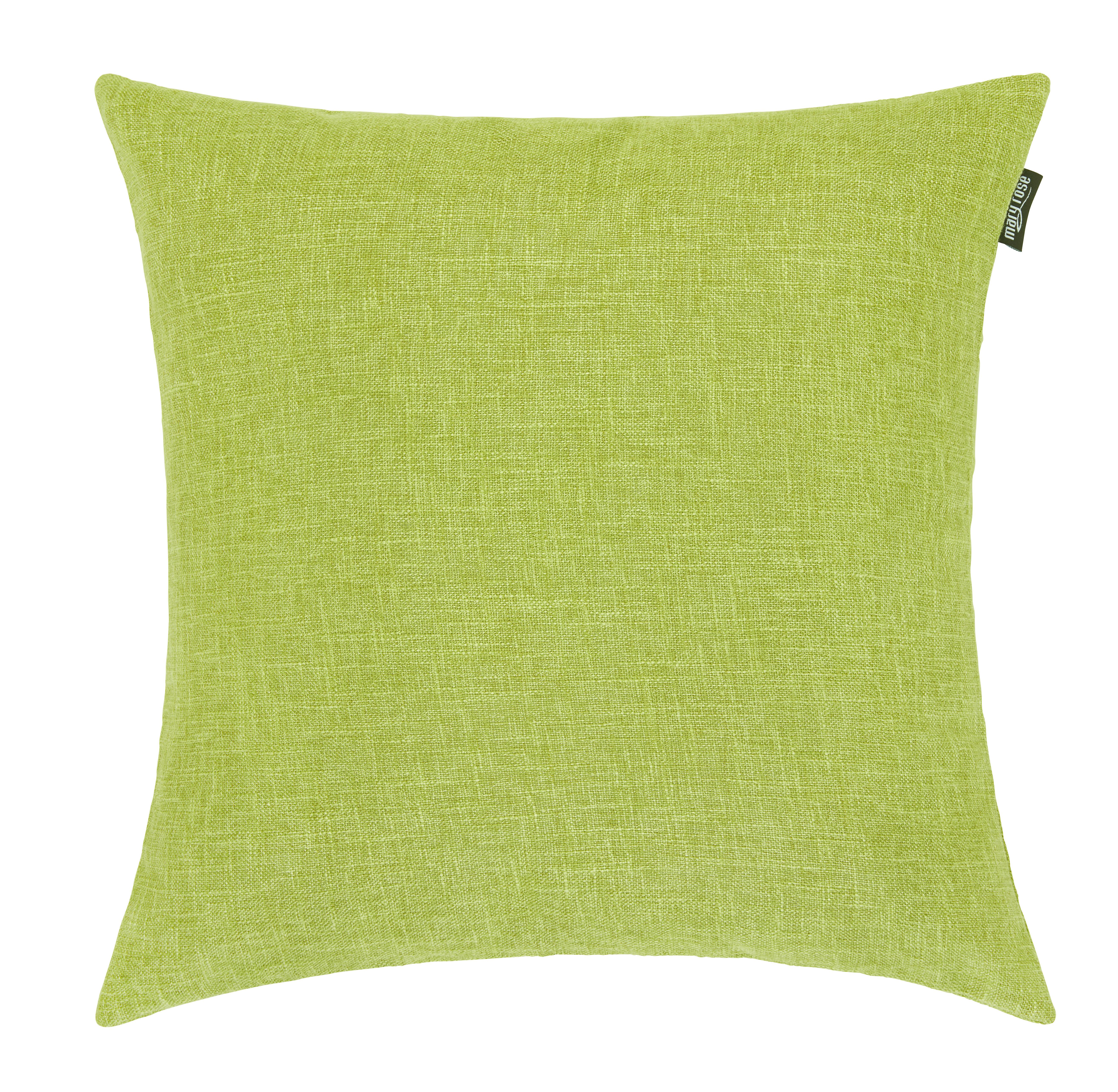 Zierkissen GWYN in Hellgrün ca. 50x50cm - Hellgrün, MODERN, Textil (50/50cm) - Mary's