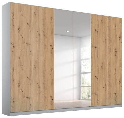 DULAP USI ROTATIVE ALABAMA - argintiu/gri deschis, Modern, material pe bază de lemn (271/229/54cm)