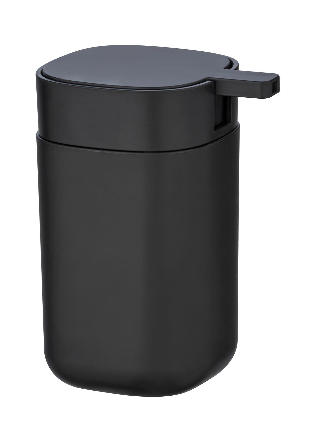 Dozator Tekućeg Sapuna Davos - crna, Moderno, plastika (9,8/13/7,8cm) - Wenko