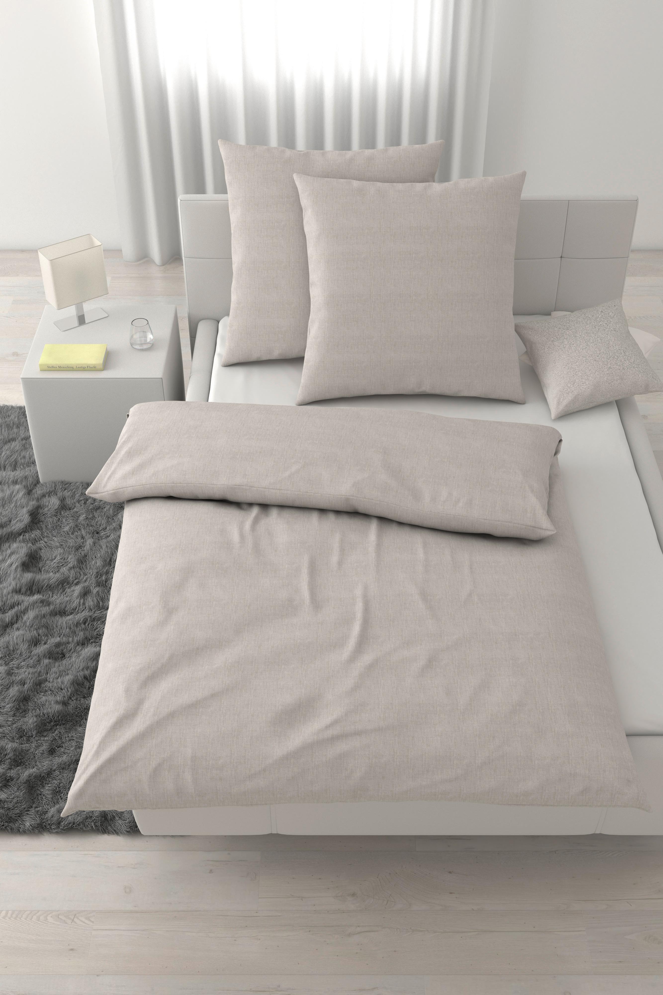 Bettwäsche Ty XXL Hellgrau ca. 200x200cm - Hellgrau, Textil (200/200cm) - Mömax